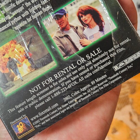 Python II: The Beast Is back (VHS, 2002) New Sealed Promo Screener Copy - Picture 10 of 10